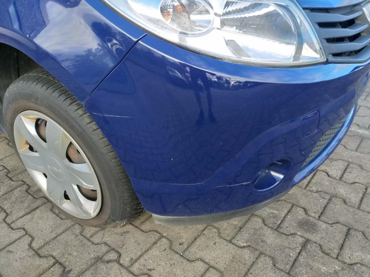 Dacia Sandero original Stoßstange Stossfänger vorn OV61H Blue Marine Bj.2009